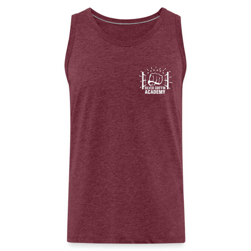 Men’s Premium Tank Top - heather burgundy